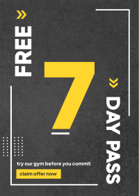 Gym Cement Flyer