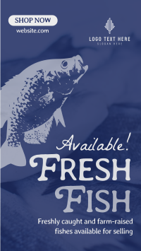 Fresh Fishes Available Instagram Story