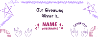 Very Peri Giveaway Winners Facebook Cover