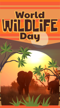 Modern World Wildlife Day TikTok Video Design