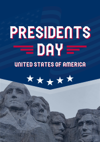 Presidents Day of USA Poster