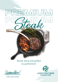 Premium Steak Order Flyer