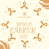 Cancer Awareness Wreath Instagram Post