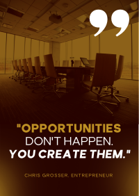 Business Opportunities Quote Flyer