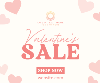 Valentine Hearts Special Sale Facebook Post