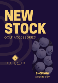 Golf Accessories Poster