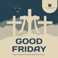 Good Friday Scenery Instagram Post Design