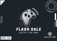 Gaming Flash Sale Postcard