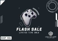 Gaming Flash Sale Postcard