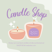 Scented  Candles Instagram Post