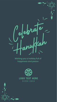 Hanukkah Holiday Facebook Story