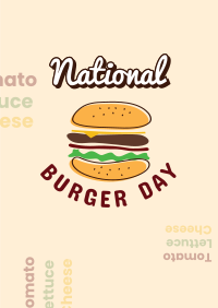 Classic Burger Poster