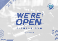 Fitness Gym Postcard example 2