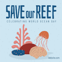 Save Our Reef Instagram Post Design