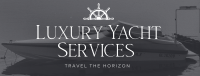 Luxury Yacht Services Facebook Cover Image Preview