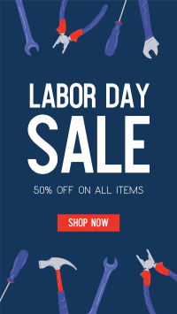 Labor Day Sale Facebook Story