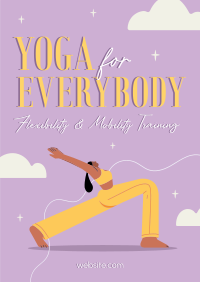 Wellness Yoga Training Flyer