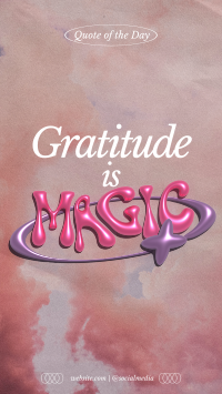 Metallic Magic Gratitude  Instagram Reel Image Preview