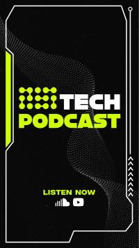 Technology Podcast Circles Video