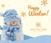 Happy Winter Facebook Post