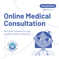 Online Medical Consultation Instagram Post