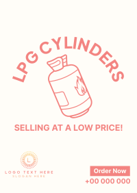 LPG Tank Poster