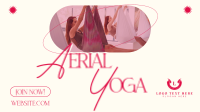 Minimalist Aerial Yoga Animation