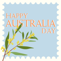 Golden Wattle Stamp Instagram Post