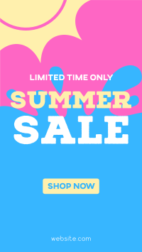 Summer Sale Splash YouTube Short