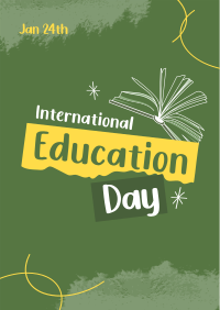 Education Day Awareness Poster