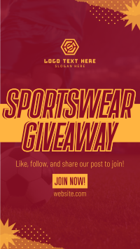 Sportswear Giveaway YouTube Short