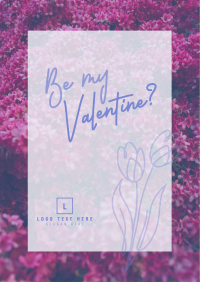 Sweet Floral Valentine Flyer