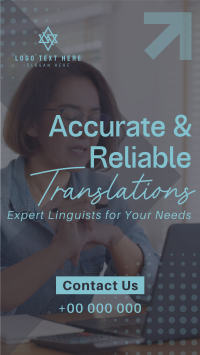 Corporate Reliable Translator Service Instagram Reel Image Preview