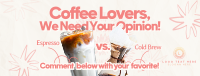 Cold Brew Facebook Cover example 2