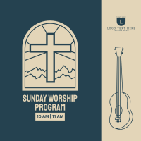 Sunday Worship Program Instagram Post