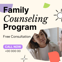 Family Counseling Instagram Post Design