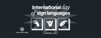 International Day of Sign Languages Facebook Cover