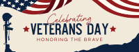 Celebrating Veterans Day Facebook Cover Image Preview