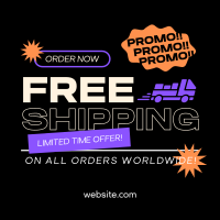 Worldwide Shipping Promo Instagram Post