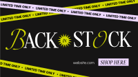 Back In Stock Facebook Event Cover