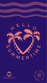 Hello Summertime Instagram Story Design