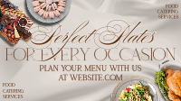 Rustic Food Catering Service Animation Design