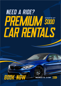 Premium Car Rentals Flyer