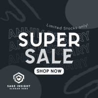 Cheerful Sale on Our Anniversary Instagram Post Image Preview