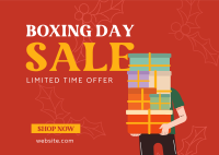 Boxing Day Mega Sale Postcard