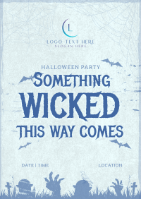 Wicked Halloween Party Poster