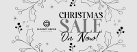 Decorative Christmas Sale Facebook Cover Image Preview