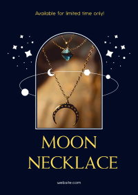 Moon Necklace Poster