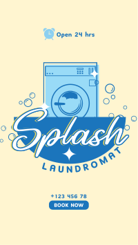 Splash Laundromat Facebook Story