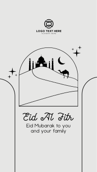 Eid Al Fitr Desert Instagram Story